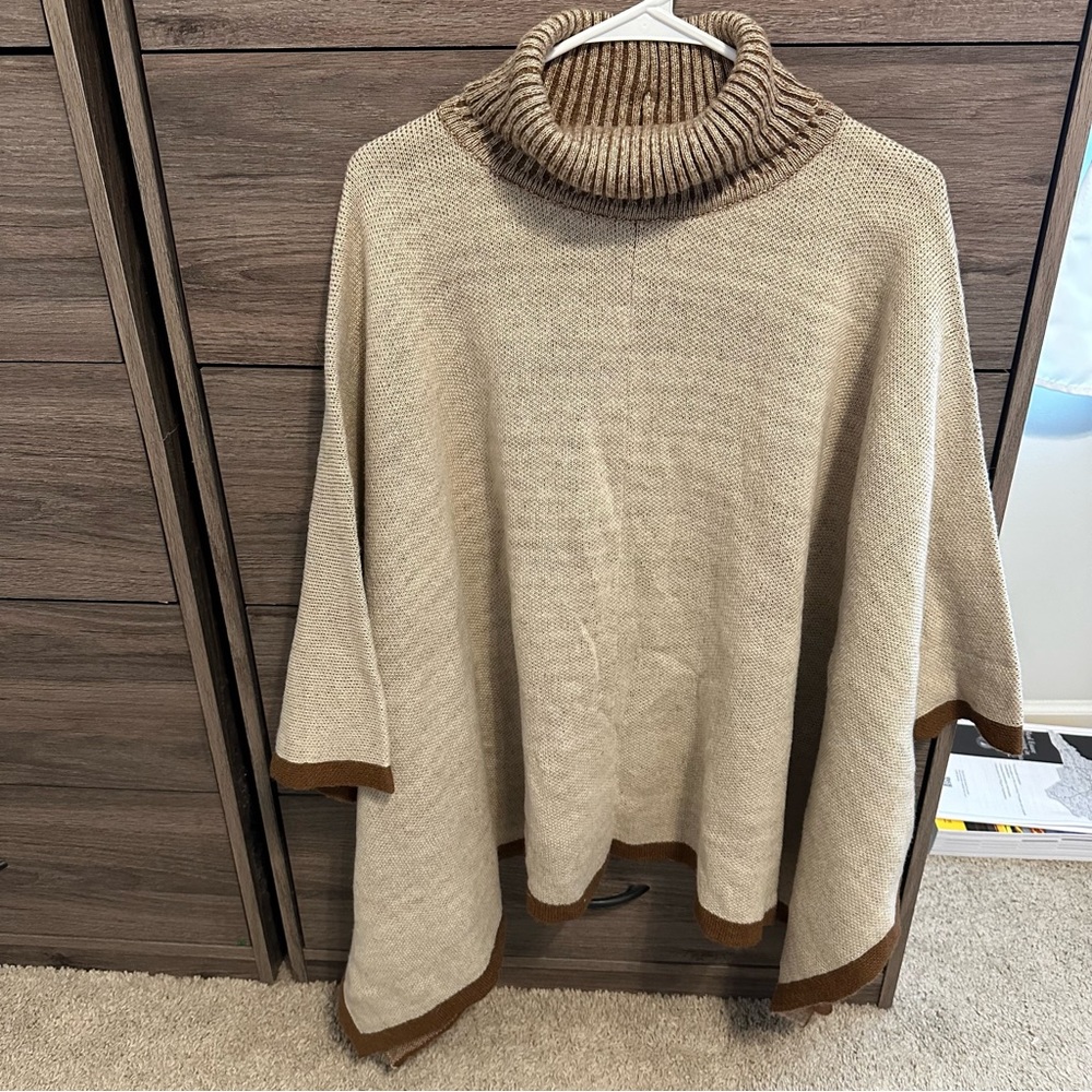 Turtleneck Poncho